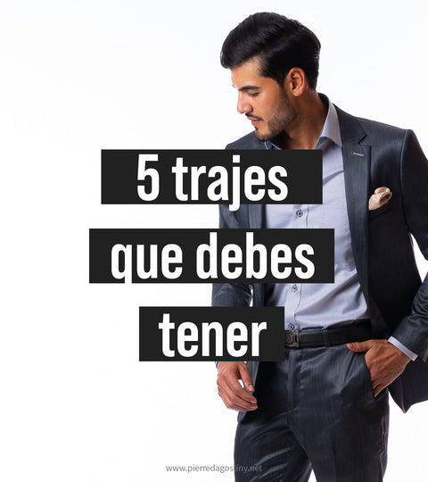 5 trajes que debes tener en el armario