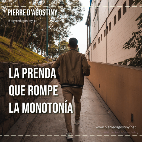 La prenda que rompe la monotonía