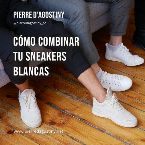 Aprende a combinar tus sneakers blancas