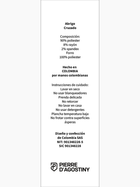 Abrigo cruzado