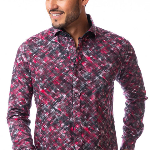 Camisa casual Coveñas rojo 04