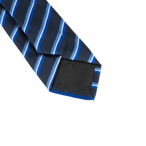 Corbata líneas 01 azul