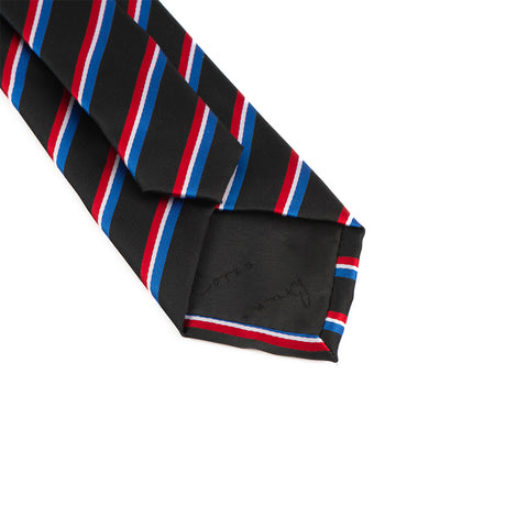 Corbata líneas 01 azul